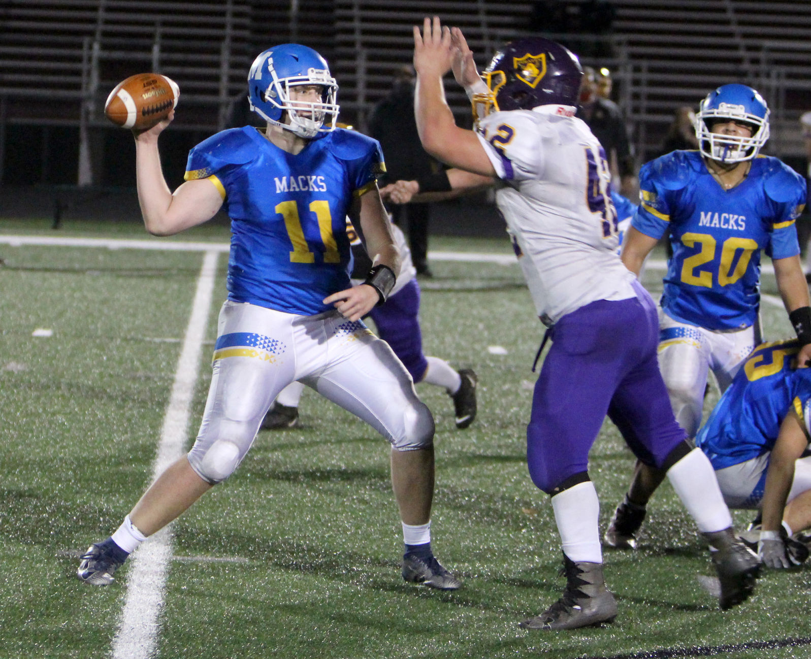Gilman at McDonell football 11-5-20